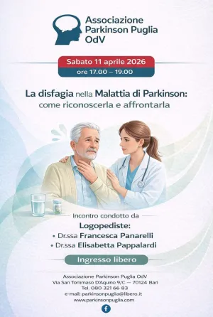 La DISFAGIA nella malattia di PARKINSON 11 aprile